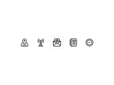Communication Icon Set communnication icon icon apps icon set icons landing page service center ui design