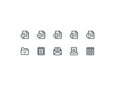 Document Icon Set