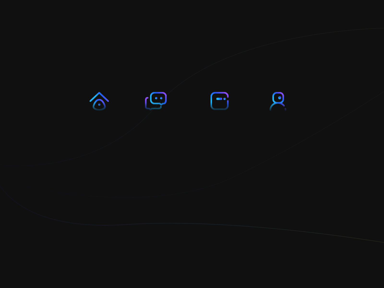 icon colorful animation icon white card black dark design ui branding