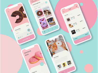 Doughnuts Store Mobile App Overview