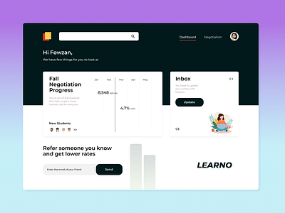 LEARNO - Educational Platform Dashboard