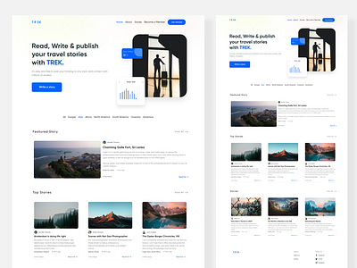 TREK Travel Blog | Landing Page
