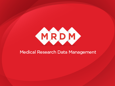 Mrdm Logo branding business card corporate dubbeli identity logo mrdm red square white