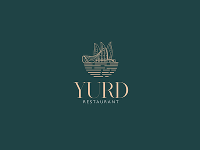 Yurd restaurant branding design graphic design illustration logo vector