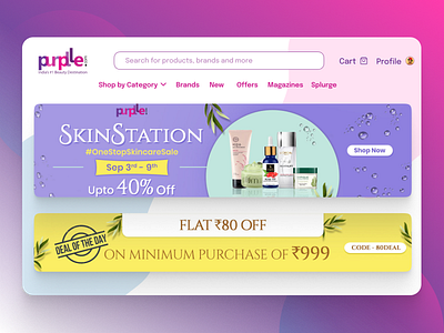 Purpelle wesite redesign app design branding concept design figma figmadesign inspiration product design redesign ux visual design website