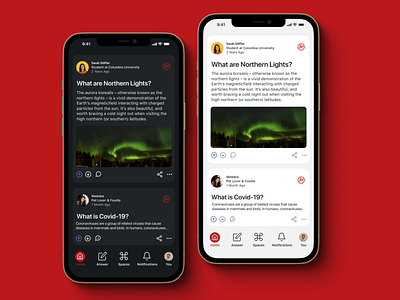 Quora App Redesign all app app design branding concept design illustration inspiration redesign redesign concept redesigned ui uiux ux visual design xd xddailychallenge