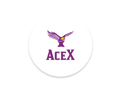 AceX esports logo design branding flat illustration sport sports logo sports mascot sports team team team logo vector