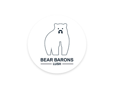 Bear Logo bear bear logo bear template brown cartoon bear flat flat bear flat bear logo flat logo simple simple bear