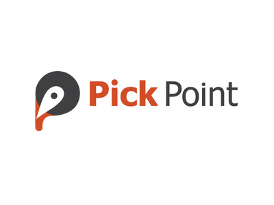 Pick Point Logo area blue business colorful colorfull find finder green indicator locate locator map object objects orange pinpoint place point pointer region