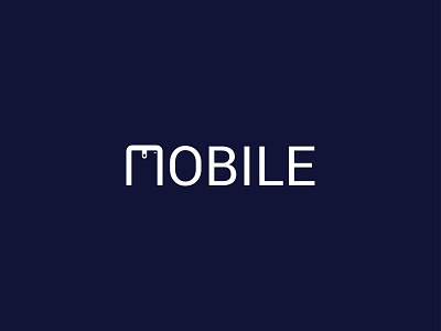 M letter Mobile logo design