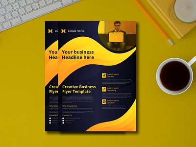 Business flyer design Template Download