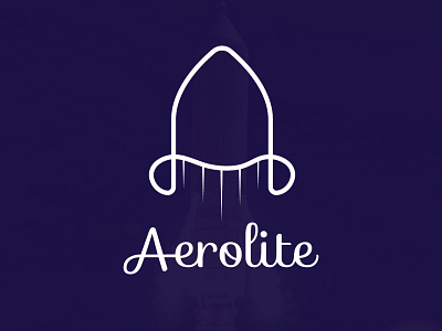 Aerobite Rocket Logo Design