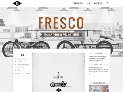FRESCO - Responsive Multipurpose Tumblr Theme
