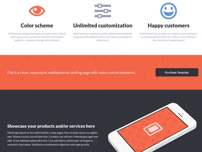 FLAT - Responsive Multipurpose Landing Page