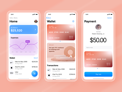 Expenio Personal Finance App app application ui creative creative design finance finance app financial hour midnight illustration ios mobile ui personal finance typography ui ui design user experience user frindly user interface ux ux design