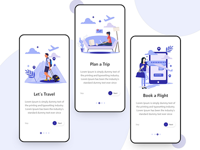 Onboarding app app design app ui application ui hour midnight illustraion ios mobile app mobile ui onboard onboarding onbording screen splash splash page splash screen travel ui userinterface walkthrough