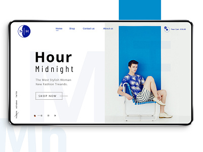 Fashion Style branding creative design fashion fashion website hour midnight logo minimal minimalist styles typography ui ux