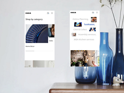 Ikea website redesign design e commerce minimal online store ui ux интернет магазин