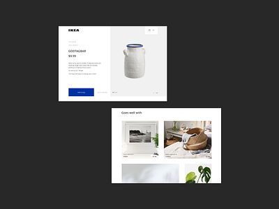 IKEA website redesign e commerce minimal online store shop ui ux интернет магазин