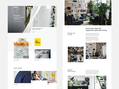 IKEA website redesign