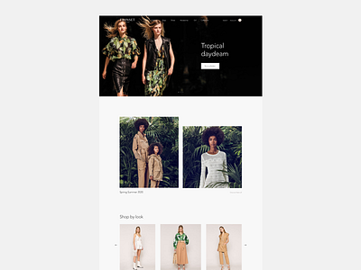 Redesign Twinset Milano branding design e commerce minimal online store shop ui ux