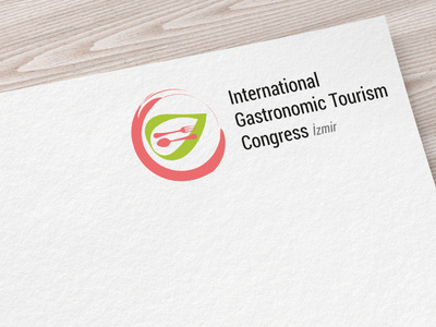 International Gastronomic Tourism Congress İzmir branding design logo