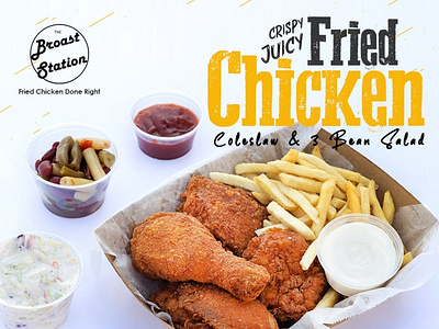Crispy Juicy Fried Chicken Ad!