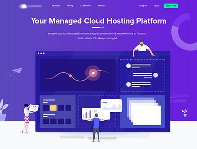 Managed Dashboard illustrations platform