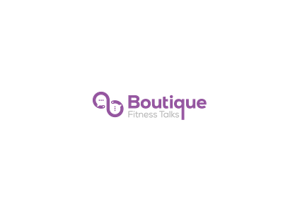 Boutique Fitness Talk - Logo branding design graphic design logo