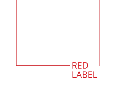 Red Label branding design graphic design logo