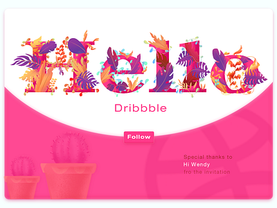 Hello Dribbble