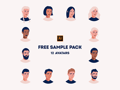Free Sample Pack of Avatars