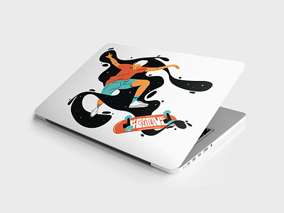 #CreateAsUs | Freedom | Laptop Sticker Design