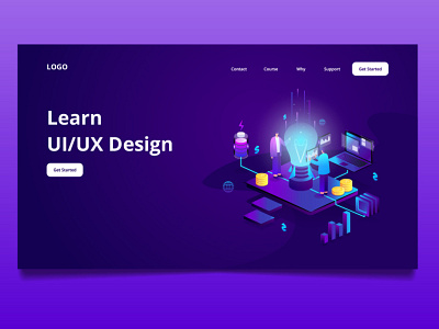 Landing Page Design Concept creative landing page creative product design creative ux design landing page product ui ui design ui template uiux ux ux template web