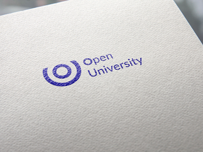 Open University Logo Design branding logo logo design print design vector