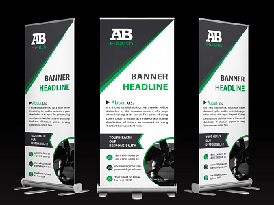 Roll Up Banner Design branding design graphic design print design