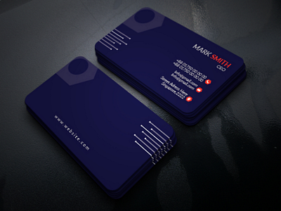 Creative business card branding corporate design graphic design