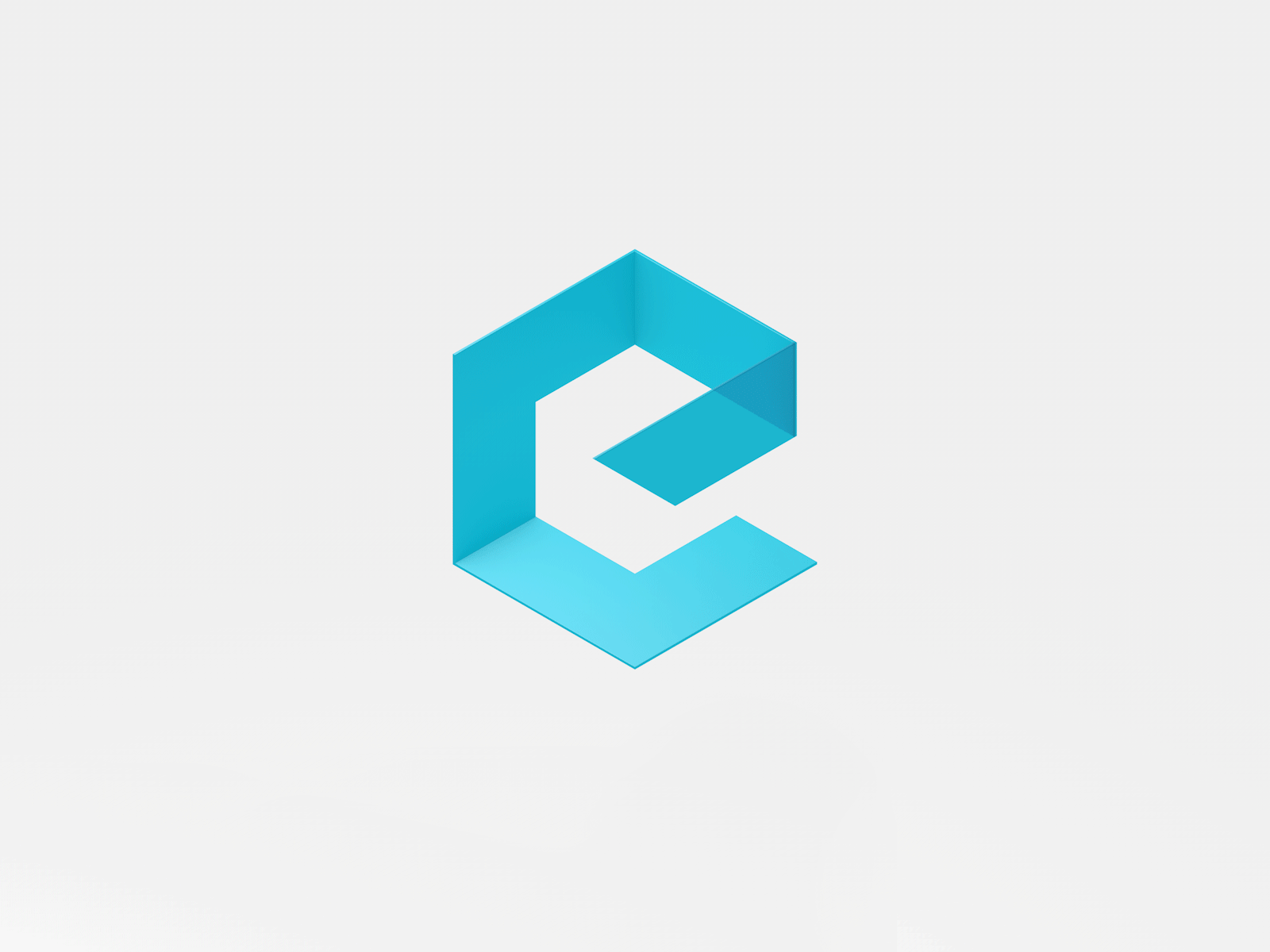 3D logo animation 3d logo branding design geometry icon illustration letter letter e logo logo animation space stereoscopic three dimensional