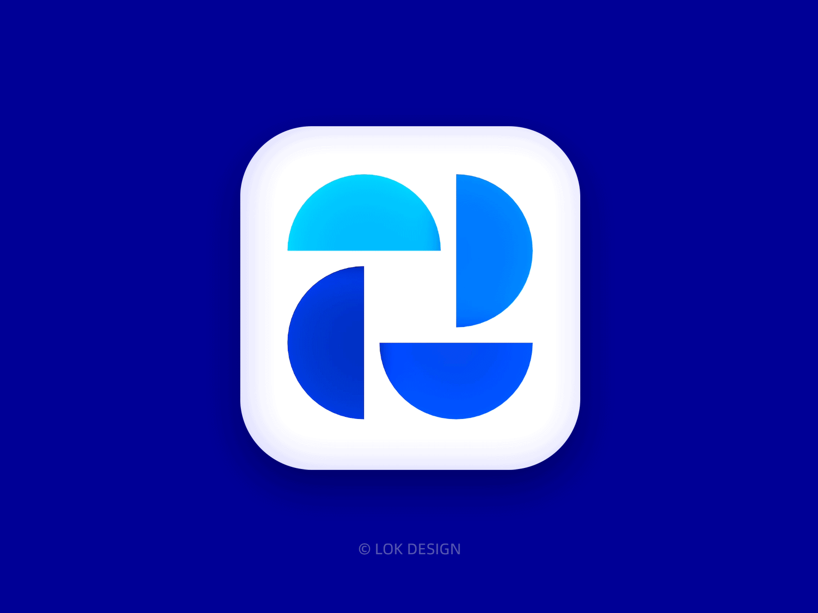 3D icon 3d animation app appicon branding design geometry icon illustration logo windmill