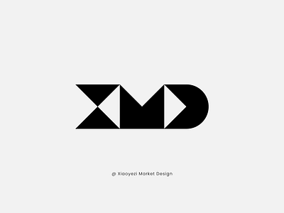 XMD branding design geometry icon illustration logo xmd 品牌
