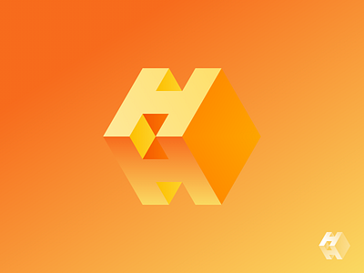 HH branding icon illustration letter logo