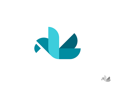 bird branding design fly geometry illustration logo 品牌 商标 设计