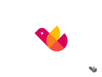 Firebird bird branding design geometry icon illustration logo 品牌 商标
