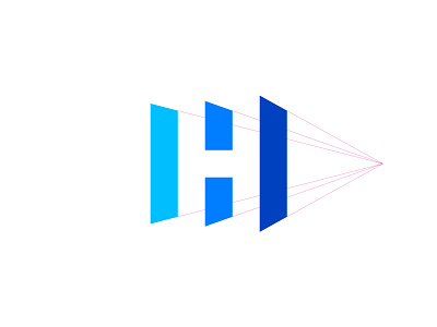 H branding design geometry icon illustration letter logo 品牌 商标 插图 设计