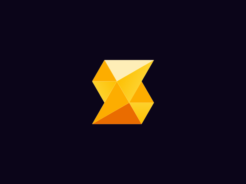 Diamond + Letter S animation branding design diamond logo geometry gif icon illustration letter letter s logo sketch