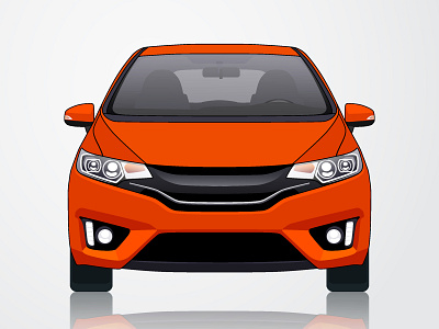 Honda Fit / Honda Jazz Vector Illustration