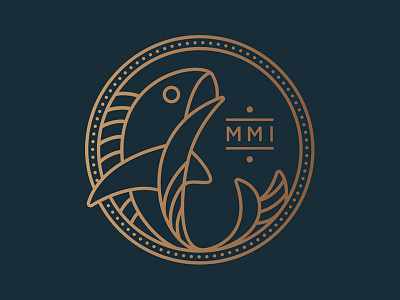 Makers & Means Logo Detail churches coin fish flat international logo makers ministry mmi monoline non profit pastors