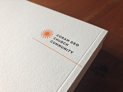 Coram Deo Annual Report (Detail) clean letterpress magazine minimal offset perfect binding photography print publication rounded corners serif