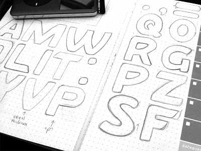 New font project font project sketch