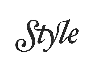 Adding some style, to Style. italic serif style type